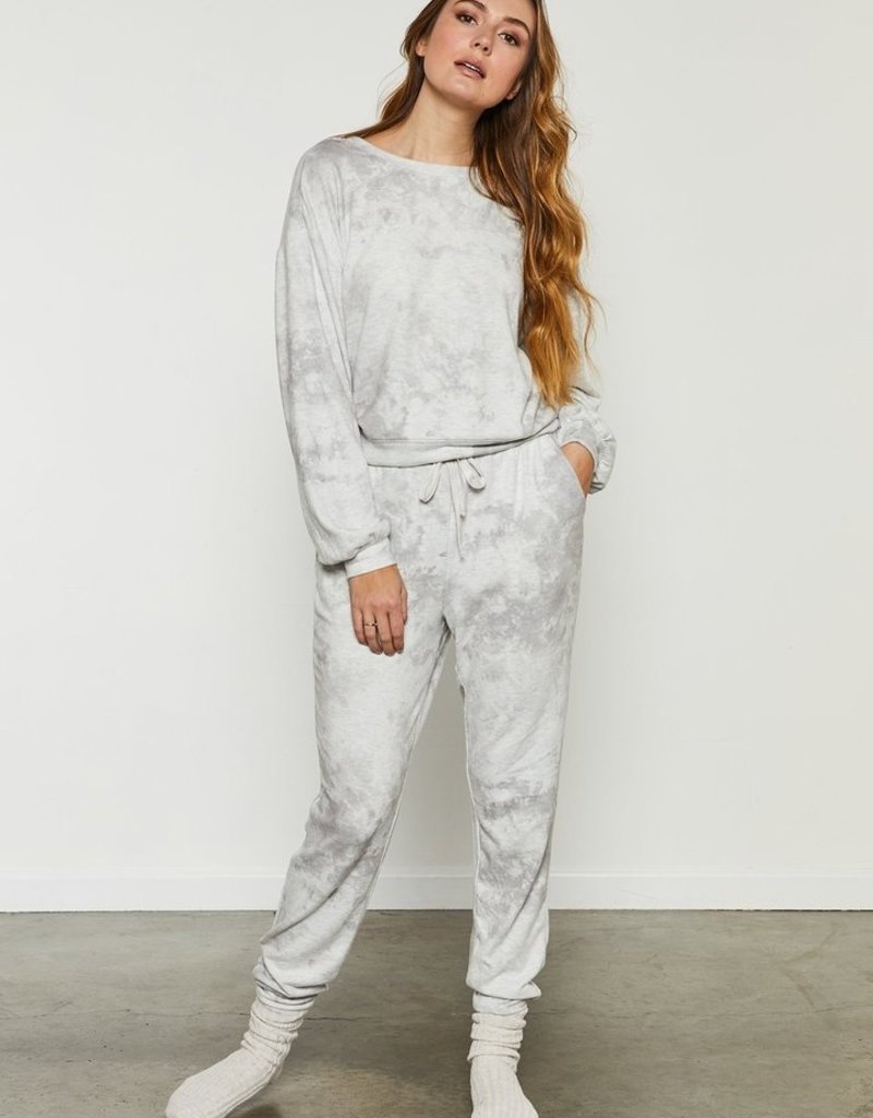 Gentle Fawn Dolce Jogger - Ash Tie Dye