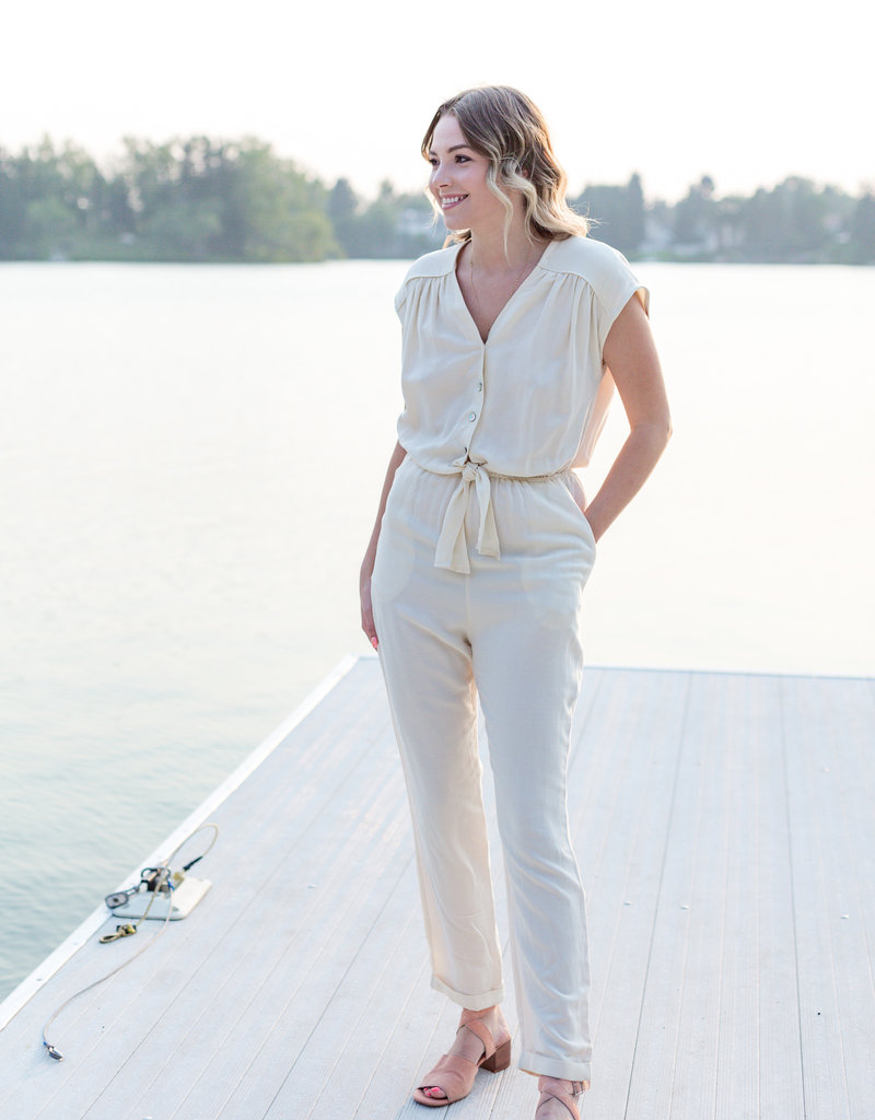 Louizon Cyclade Jumpsuit in Ivory (FINAL SALE)