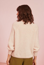 Des Petits Hauts Cosette Beige  High-Neck Pullover (FINAL SALE)