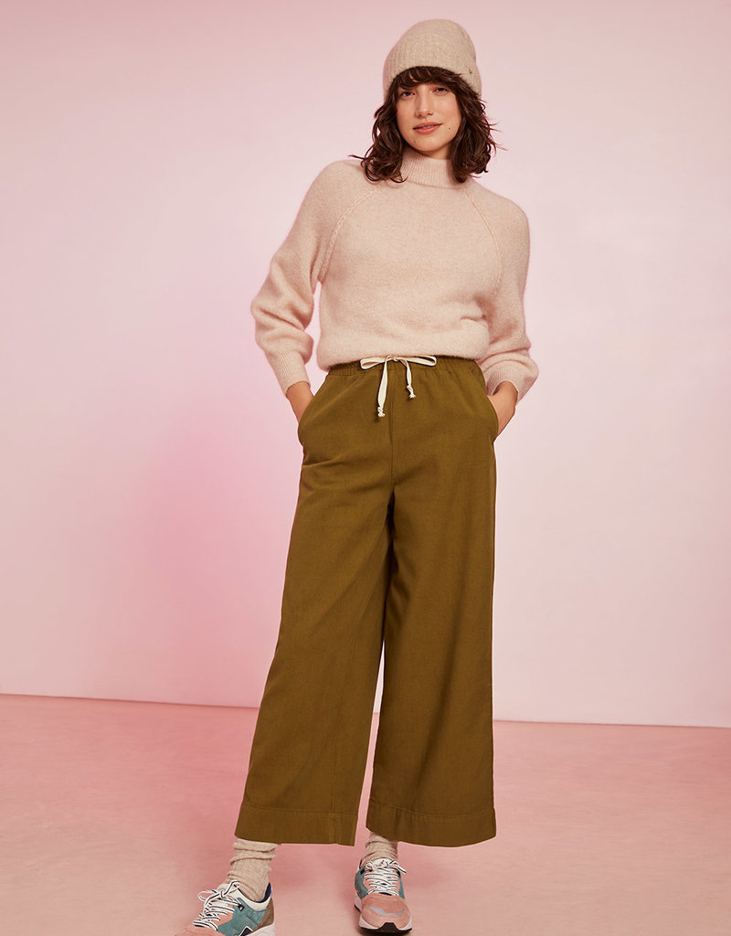 Des Petits Hauts Cosette Beige  High-Neck Pullover (FINAL SALE)