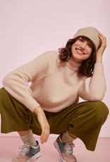Des Petits Hauts Cosette Beige  High-Neck Pullover (FINAL SALE)