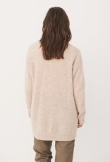 Part Two Eitona Cardigan in Natural Melange