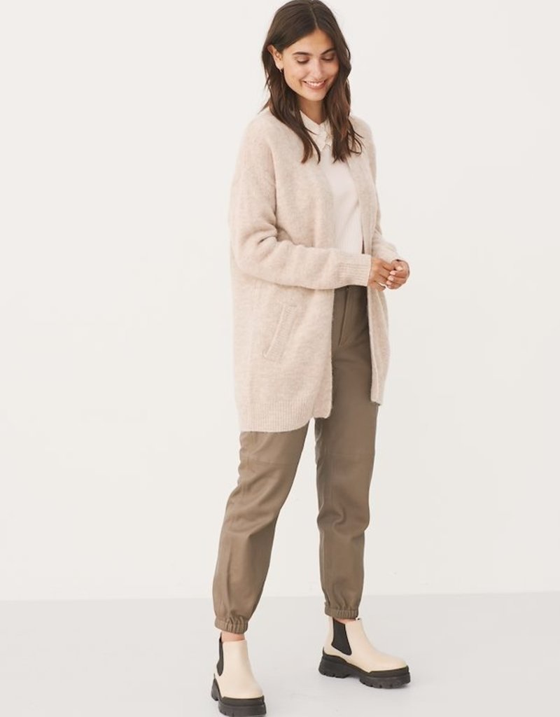 Part Two Eitona Cardigan in Natural Melange