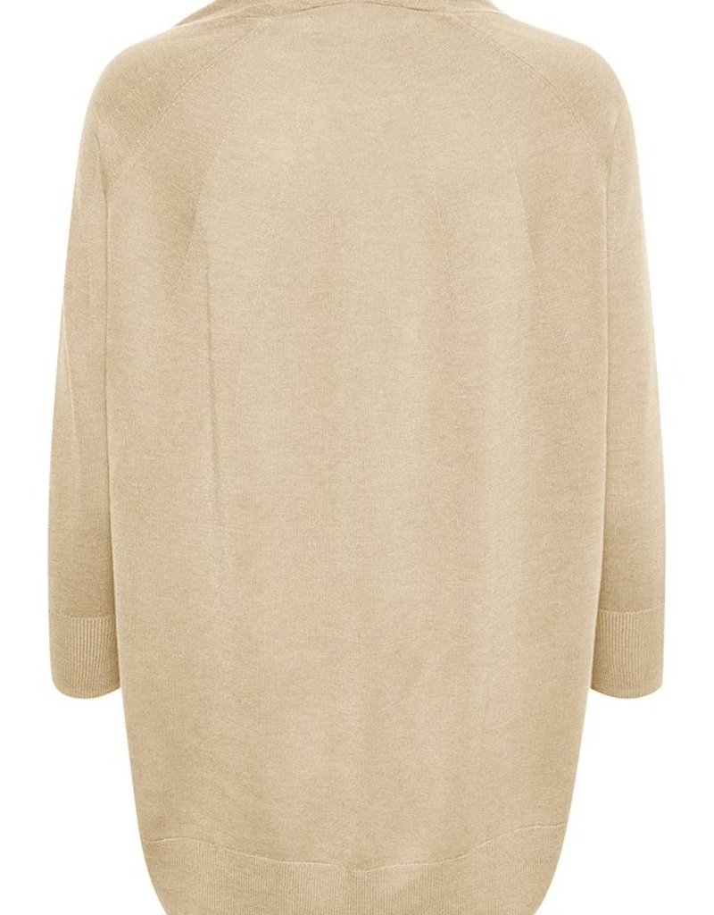 InWear Innes V-Neck Pullover in Powder Beige