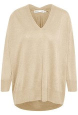 InWear Innes V-Neck Pullover in Powder Beige