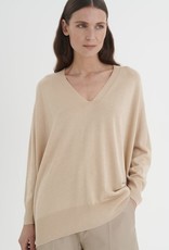 InWear Innes V-Neck Pullover in Powder Beige
