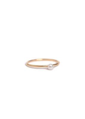 Lisbeth Adalee Pearl Ring - Gold