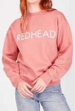 Brunette the Label Redhead Crew in Rose Blush
