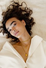 Sugar Blossom 18K Gold Plated Brass With Small Heart Pendant