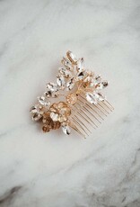 Luna & Stone Lisbon Hair Comb Gold