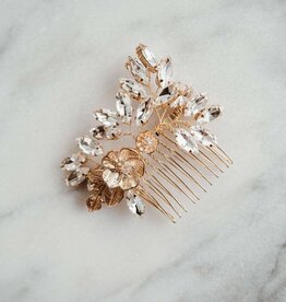 Luna & Stone Lisbon Hair Comb Gold