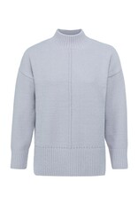 Yaya Sweater With Verticle Seam and Ribbed Details