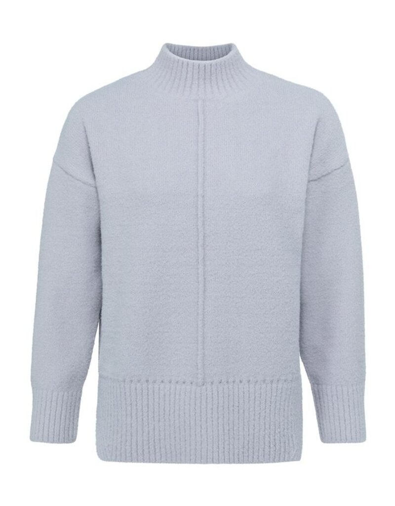 Yaya Sweater With Verticle Seam and Ribbed Details