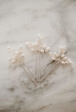Luna & Stone Hadera Hair Pins (set of 3) Silver