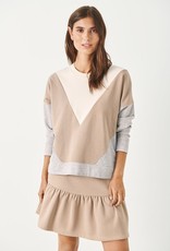 Part Two Liann Sweatshirt in Color Block Neutral (FINAL SALE)
