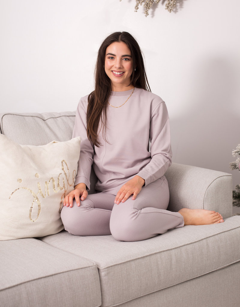 Yaya Sweatshirt With Vertical Seam Detail (FINAL SALE)