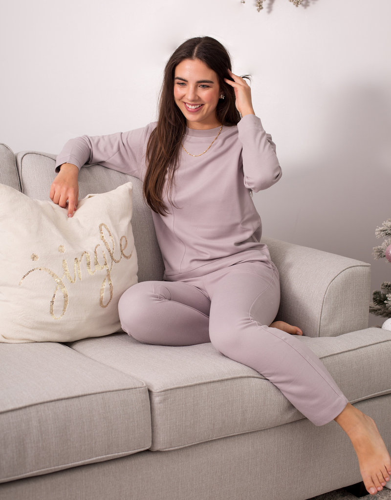 Yaya Sweatshirt With Vertical Seam Detail (FINAL SALE)