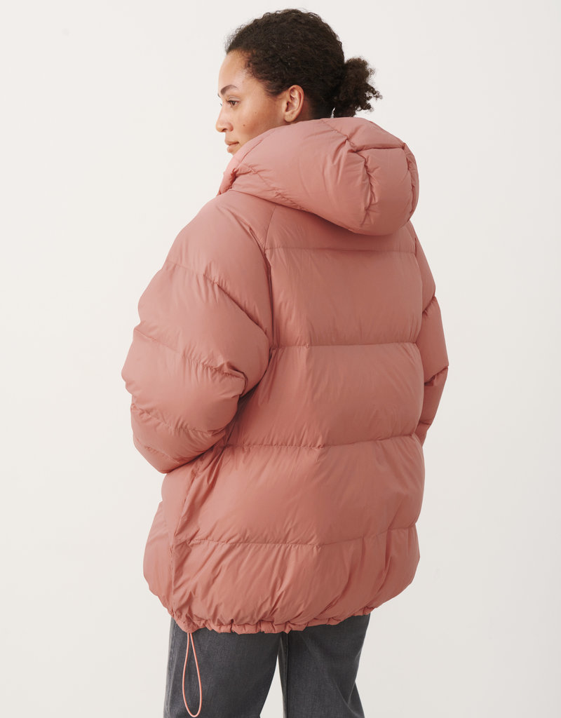 Part Two Kei Puffer Coat in Rose Dawn