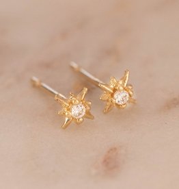 Leah Alexandra Leah Alexandra - Starbust Studs - 10K Solid Gold