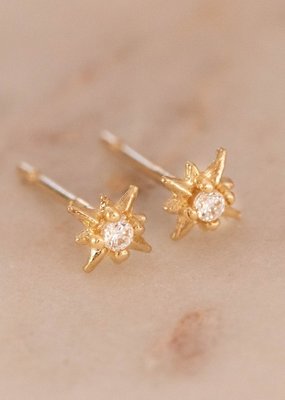 Leah Alexandra Leah Alexandra - Starbust Studs - 10K Solid Gold