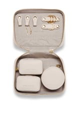 Lark and Ives Oyster Biege Jewelry Case with Organizers