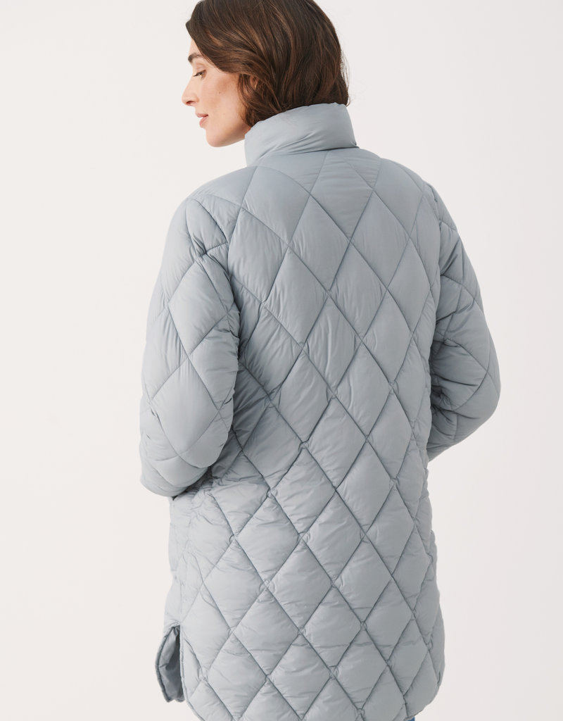 Part Two Olilas Quilted Jacket in Quarry Blue