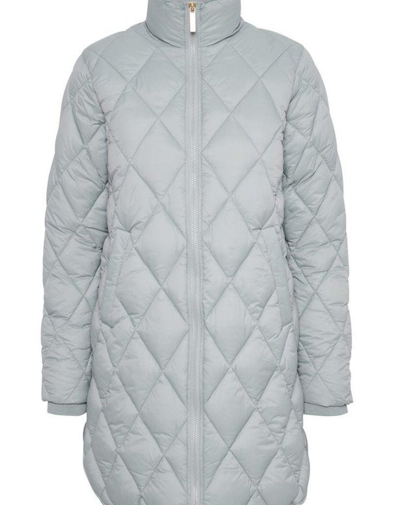Part Two Olilas Quilted Jacket in Quarry Blue