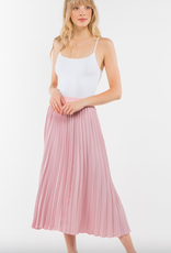 Taba Tia Pleated Midi Skirt