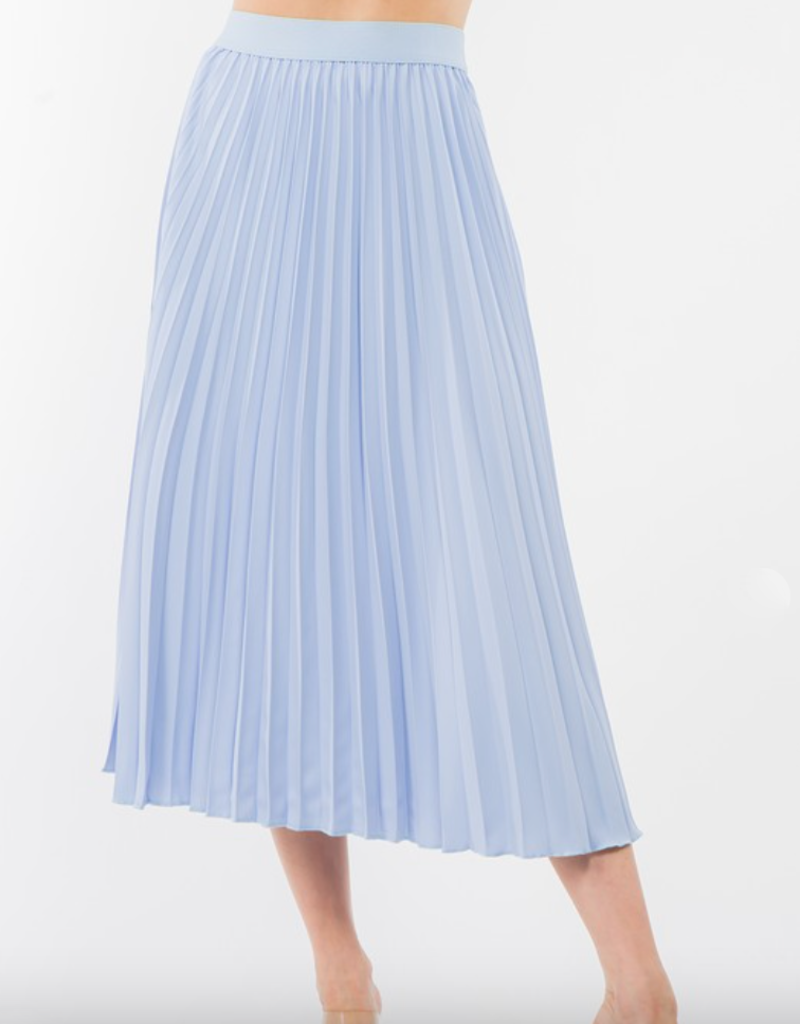 Taba Tia Pleated Midi Skirt