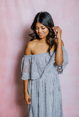 Wishlist Rowan Lace Off-The-Shoulder Maxi Dress