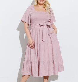 Polagram Maisey Tiered Maxi Dress (2X/3X)