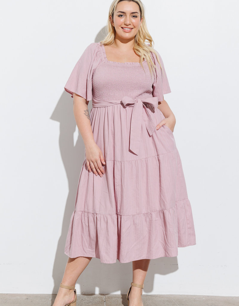 Polagram Plus Size Puff Sleeve Tiered Shirtdress – The Perfect Pair