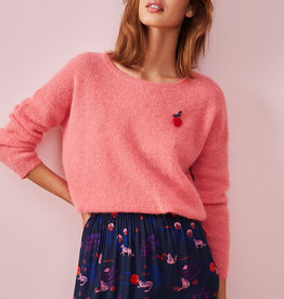 Des Petits Hauts Des Petits Hauts - Bobine Mohair Jumper in Lychee