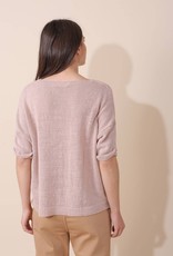 Indi and Cold Liz Short Sleeve Linen Cardigan