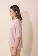 Indi and Cold Liz Short Sleeve Linen Cardigan (FINAL SALE)