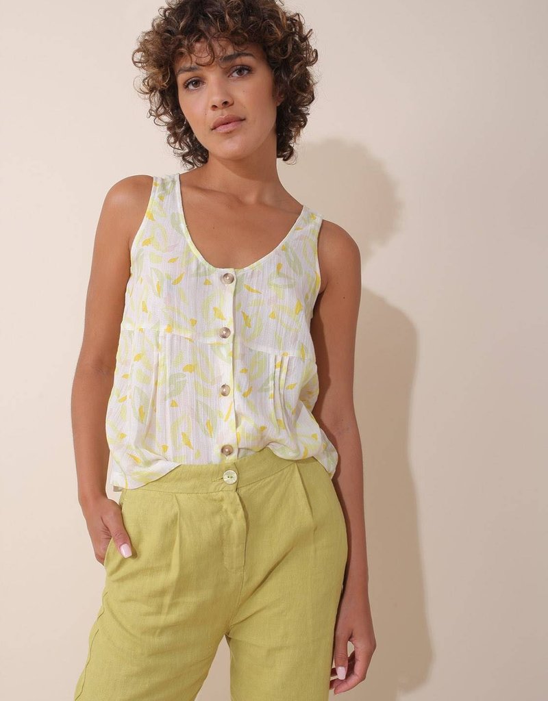 Indi and Cold Citronela Printed Tank (FINAL SALE)