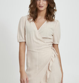 B.Young Iliane Linen Wrap Dress *Size 6 & 8 Left*