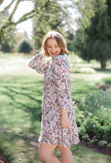 Indi and Cold Lynn Long Sleeve Floral Dress
