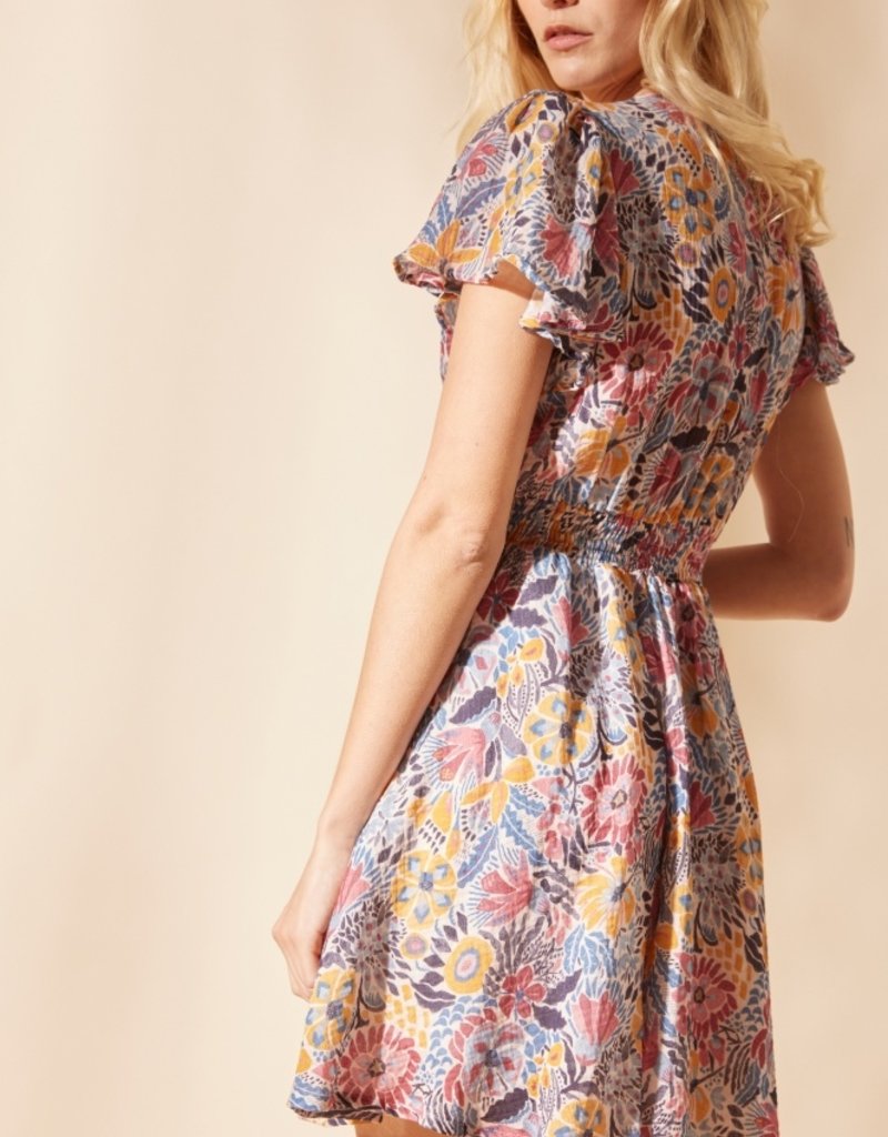 Louizon Valeriane Short Sleeve Mini Dress