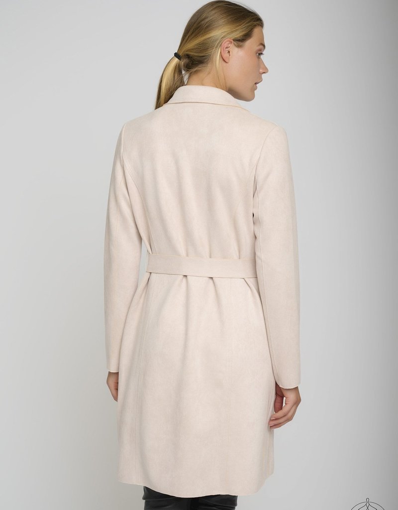 Rino and Pelle Piazza Long Faux Suede Coat (FINAL SALE)