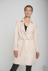 Rino and Pelle Piazza Long Faux Suede Coat (FINAL SALE)