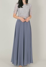 Space46 Kelly Maxi Skirt - Dusty Blue