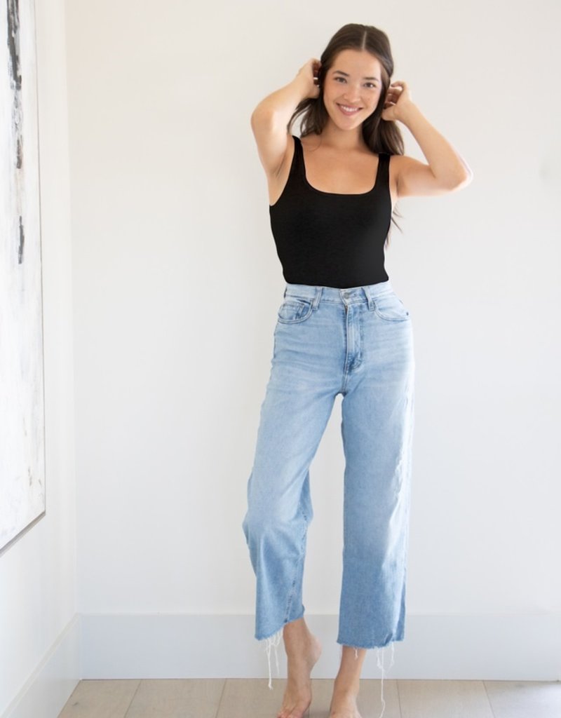 Privilege Hannah Square Neck Bodysuit (FINAL SALE)