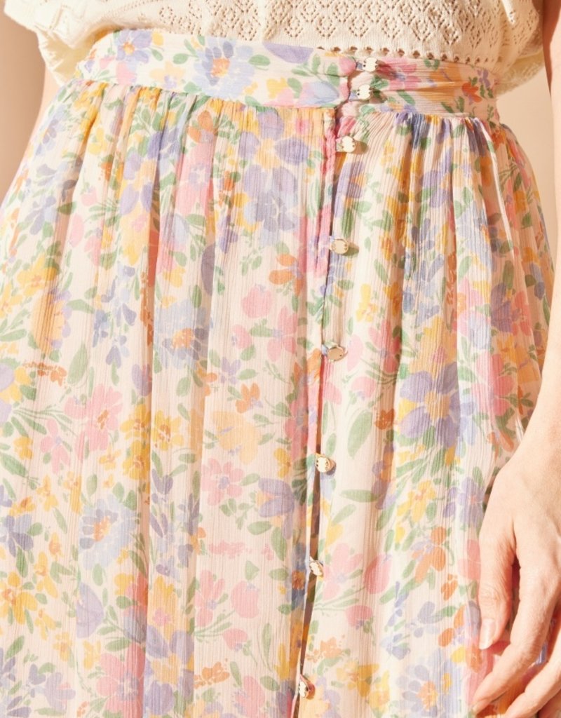 Louizon Crete Floral Skirt (FINAL SALE)