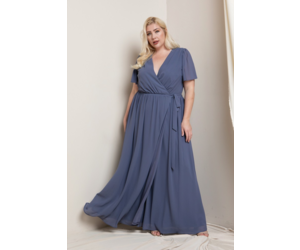 Lexi Wrap Maxi Dress - Adorn Boutique