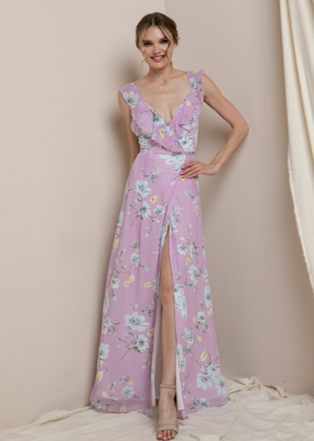 Soieblu Leia Floral Maxi Wrap Dress FINAL SALE