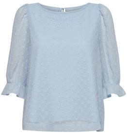 ICHI Gagenia Blouse with Ruffled Sleeve