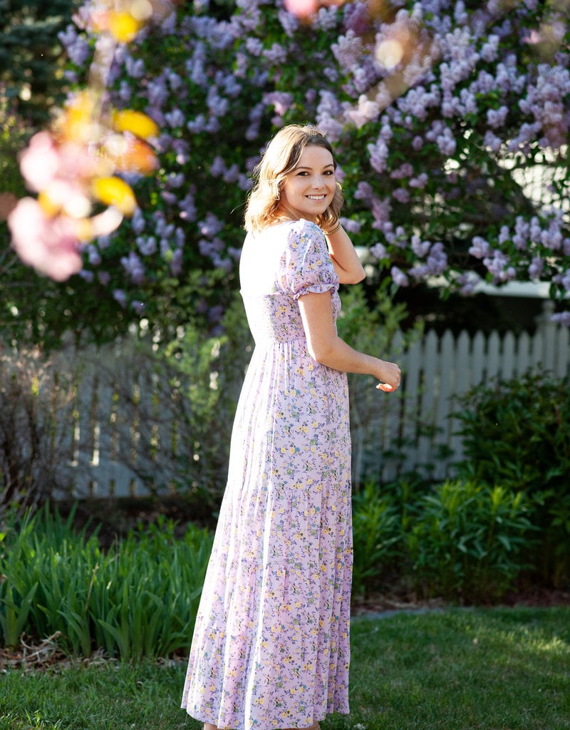 Polagram Sidney Square Neck Floral Maxi Dress (FINAL SALE)