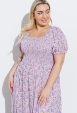 Polagram Sidney Square Neck Floral Maxi Dress (FINAL SALE)