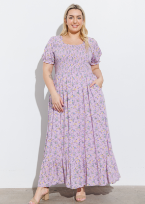 Polagram Sidney Square Neck Floral Maxi Dress *Only Size 3X Left*